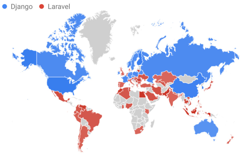 map laravel django map laravel django
